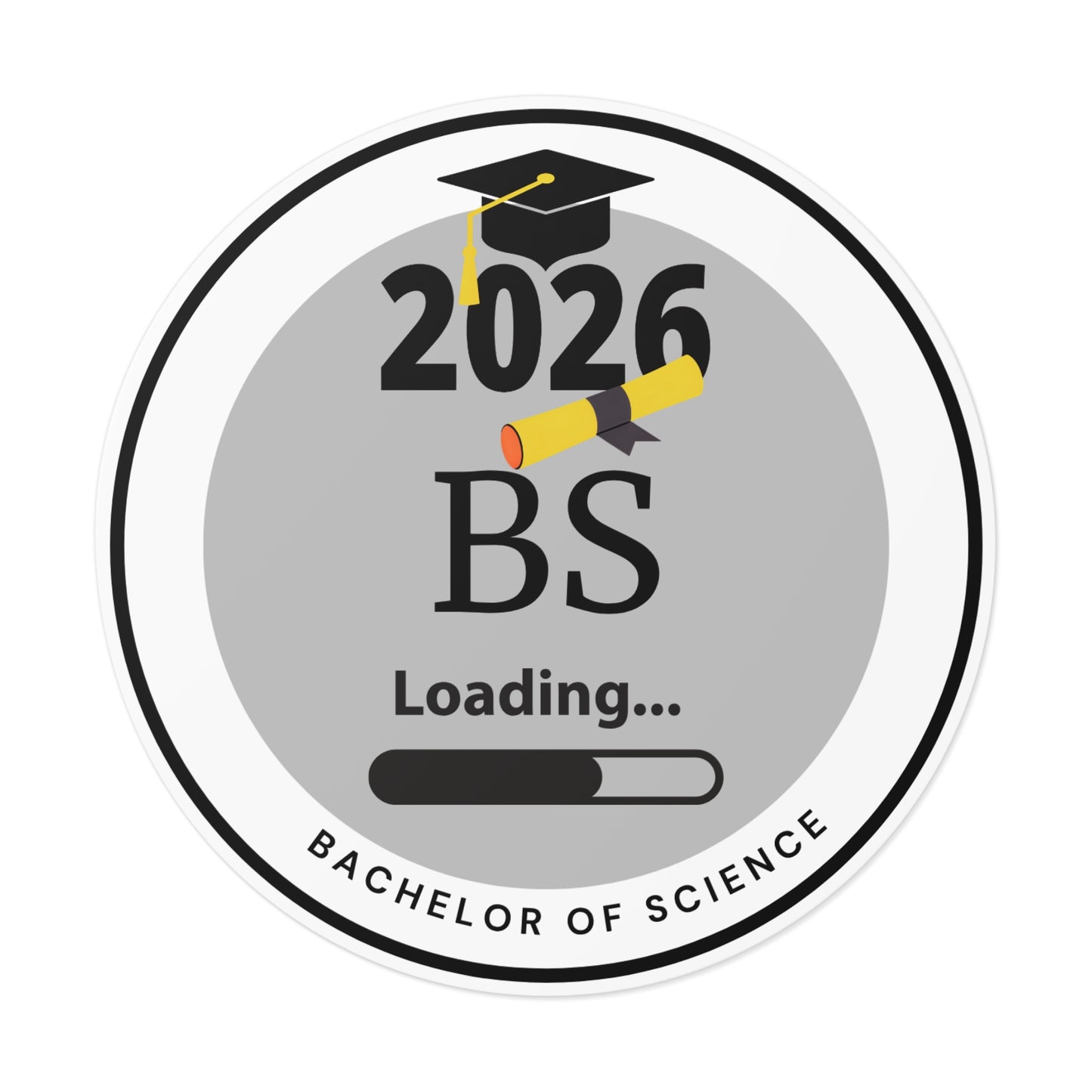 Vinyl Sticker - Bachelor of Science, c/o 2026, Future Graduate