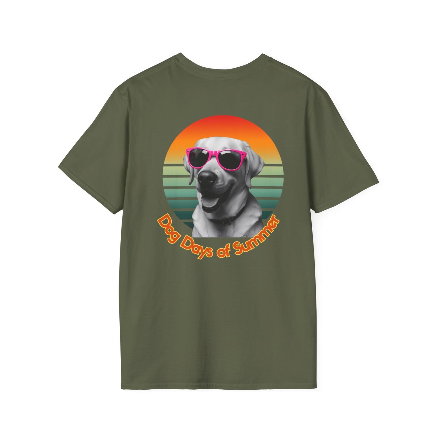 Labrador Retriever, Dog Days of Summer T-Shirt, Unisex, Summer Vibes, Dog Lover Gift, Casual Wear, Fun Tee, Perfect for Dog Owners