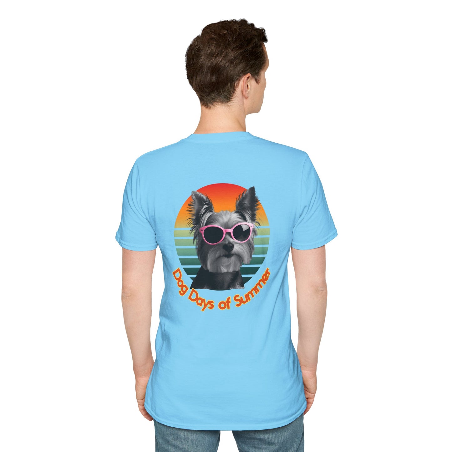Yorkshire Terrier, Dog Days of Summer T-Shirt, Summer T-Shirt, Pet Lover Shirt, Funny Dog Tee, Unisex Graphic Tee, Dog-Themed Gift
