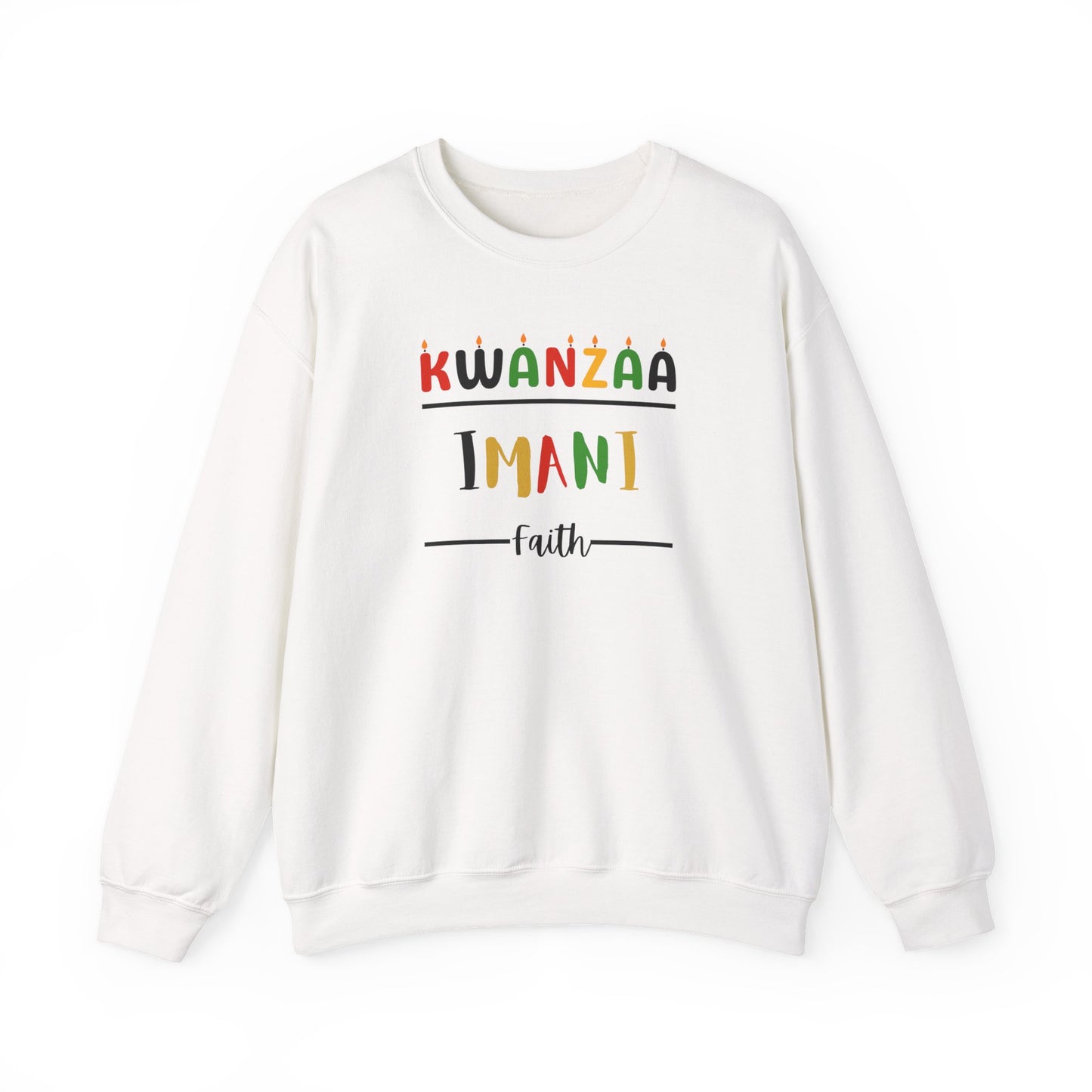 Imani, Kwanzaa Unity Sweatshirt - Cozy Crewneck, Unisex Gift, Celebratory Apparel, Holiday Sweater, Unity Message