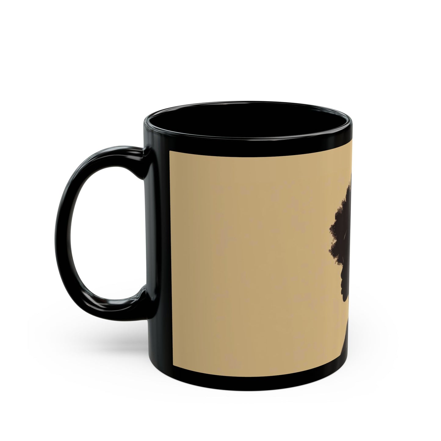 Chill 1 Coffee Mug, Afro Woman Listening to Music, Ceramic Mug (11oz)