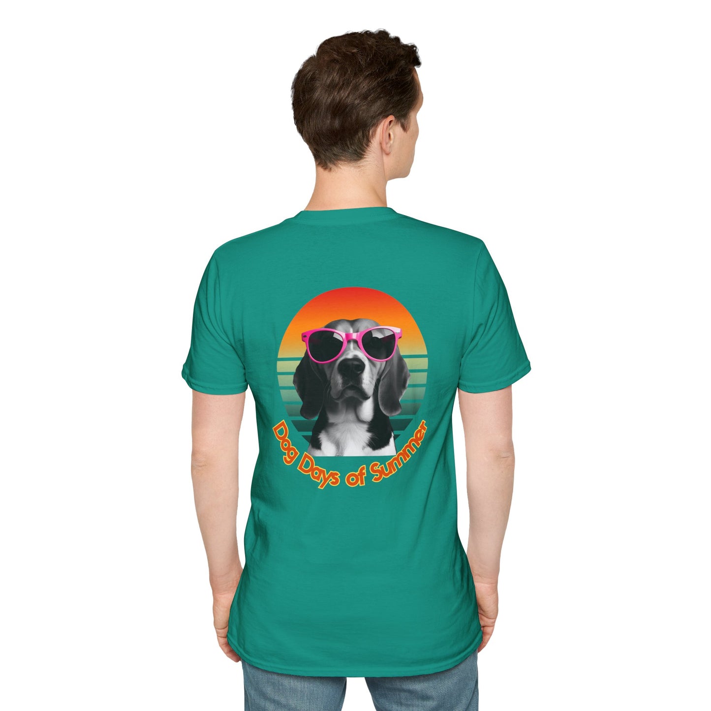 Beagle Unisex T-Shirt - Dog Days of Summer Design
