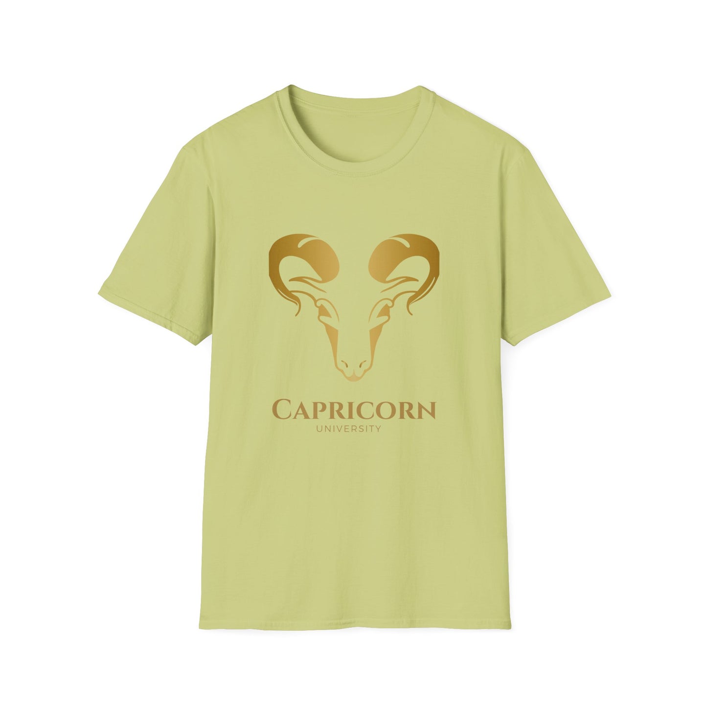 Capricorn Zodiac Unisex T-Shirt - Softstyle Tee for Birthdays and Bull Lovers