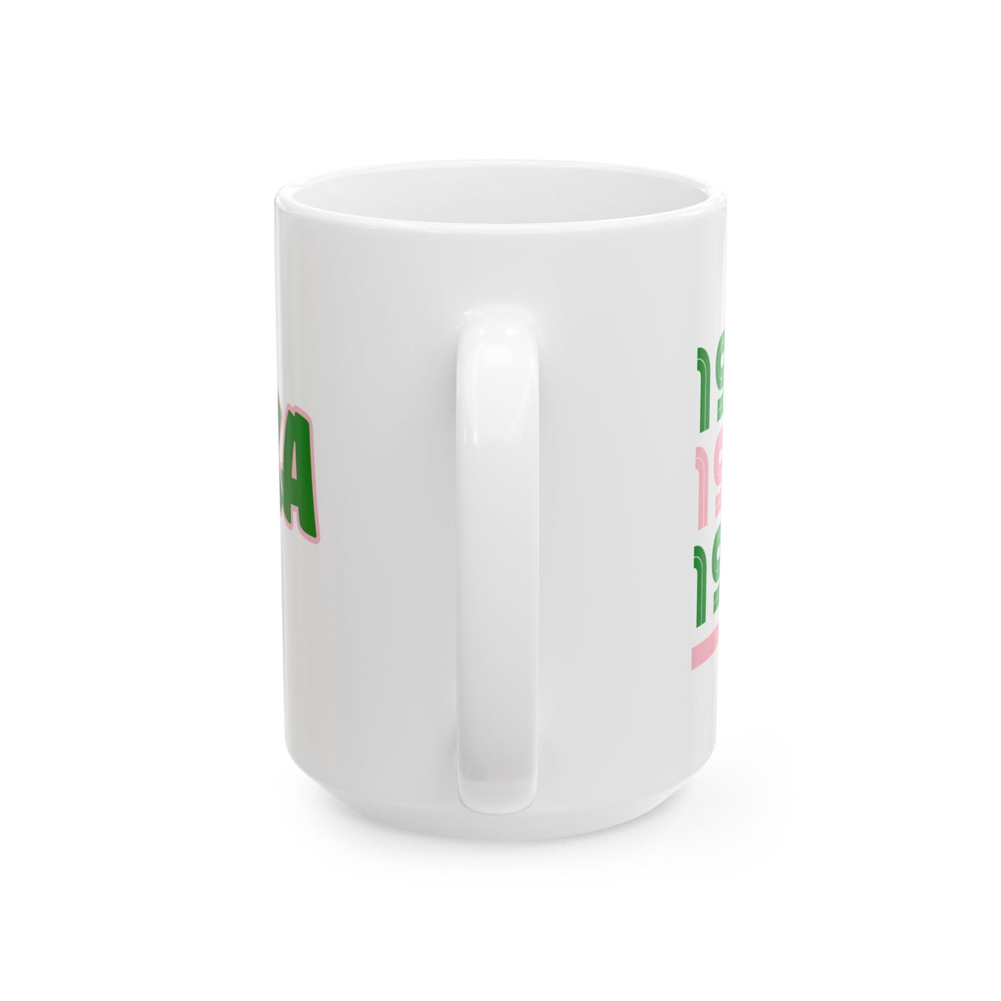 Divine 9 Sorority Inspired- AKA: Ceramic Mug