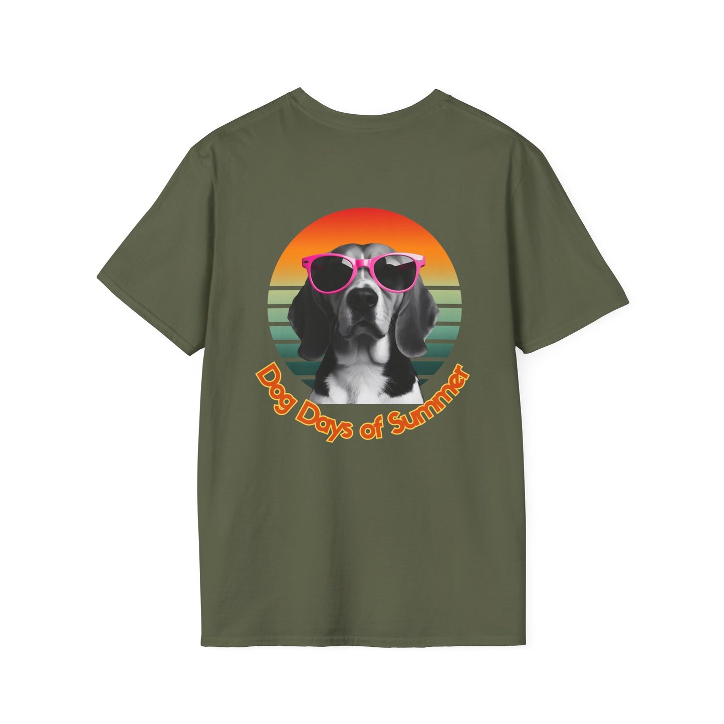 Beagle Unisex T-Shirt - Dog Days of Summer Design