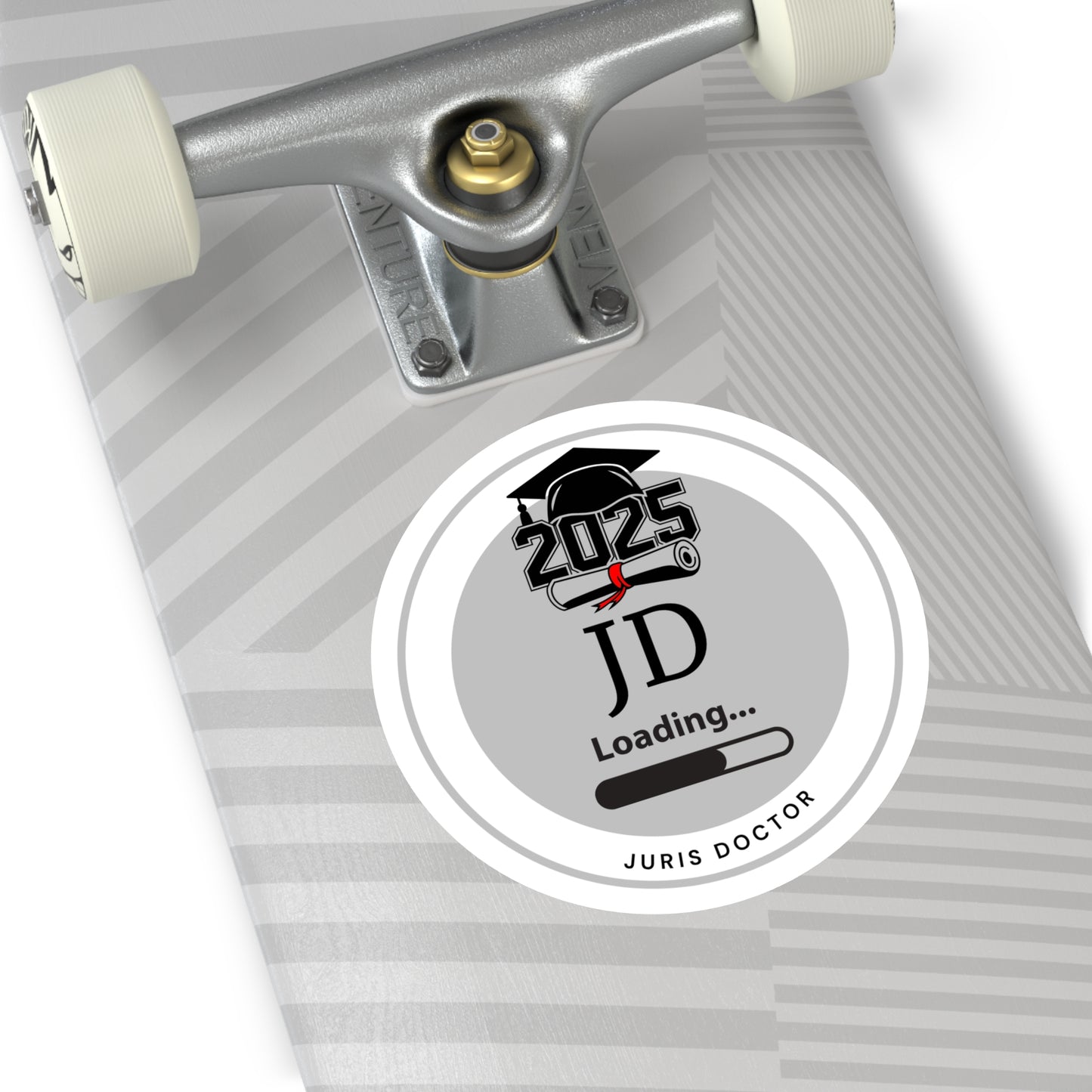 Vinyl Sticker - JD Sticker, Juris Doctor, Future Doctor, Graduation Loading