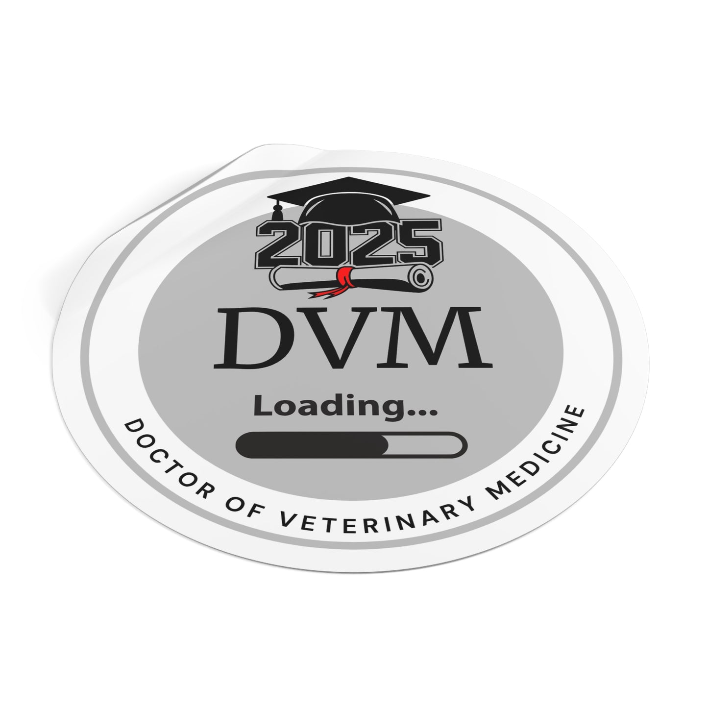 Vinyl Sticker - DVM Sticker, Doctor of Veterinary Medicine, Future Doctor, Graduation Loading
