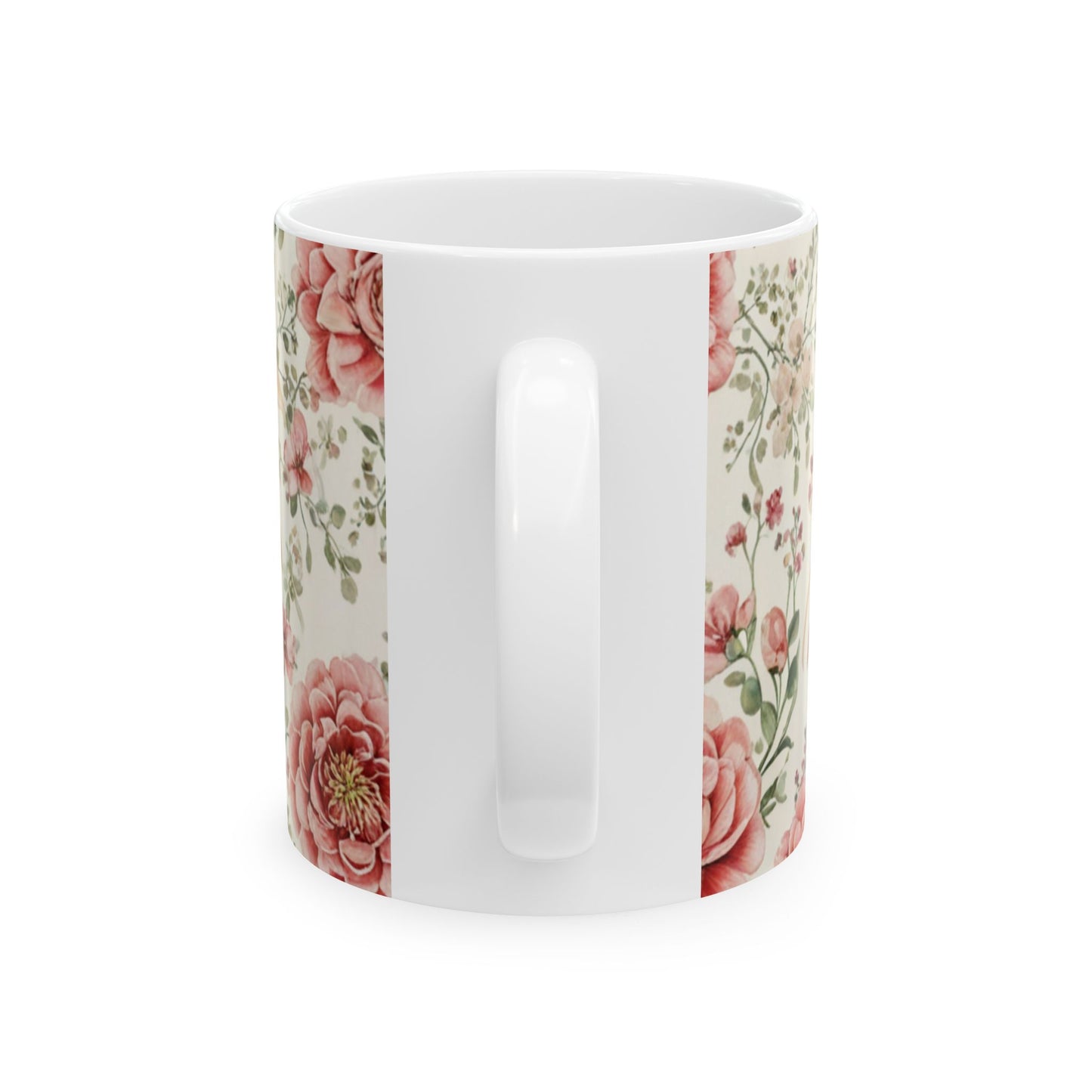 Lillies, Floral Ceramic Mug, Coffee Cup Gift, Tea Mug, Flower Lover's Gift, Home Decor, Mother's Day, Birthday, Spring Tea Time