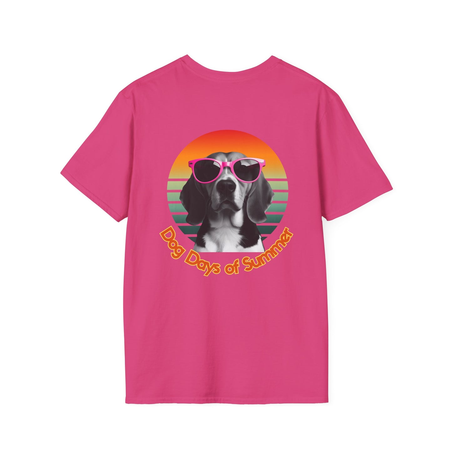 Beagle Unisex T-Shirt - Dog Days of Summer Design