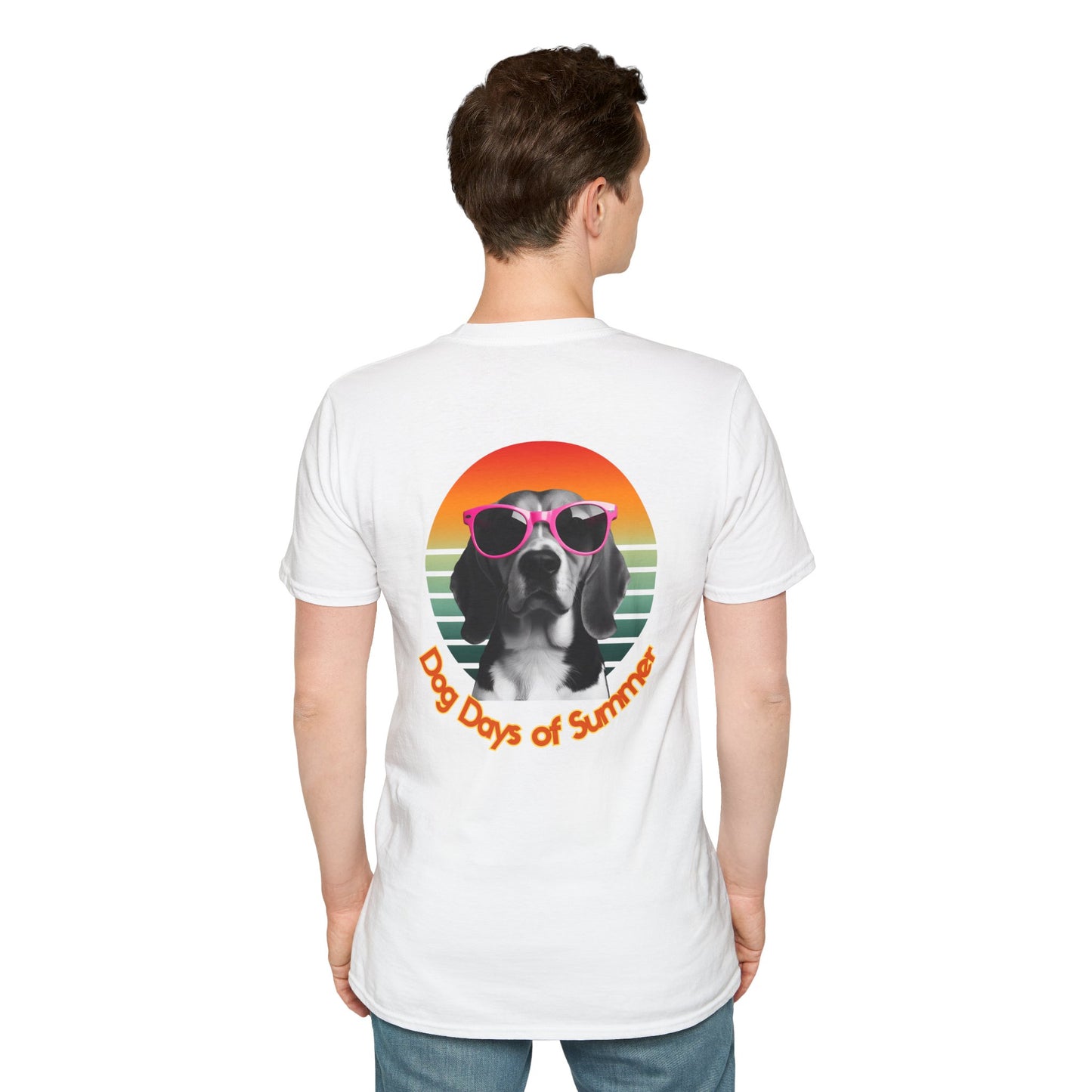 Beagle Unisex T-Shirt - Dog Days of Summer Design