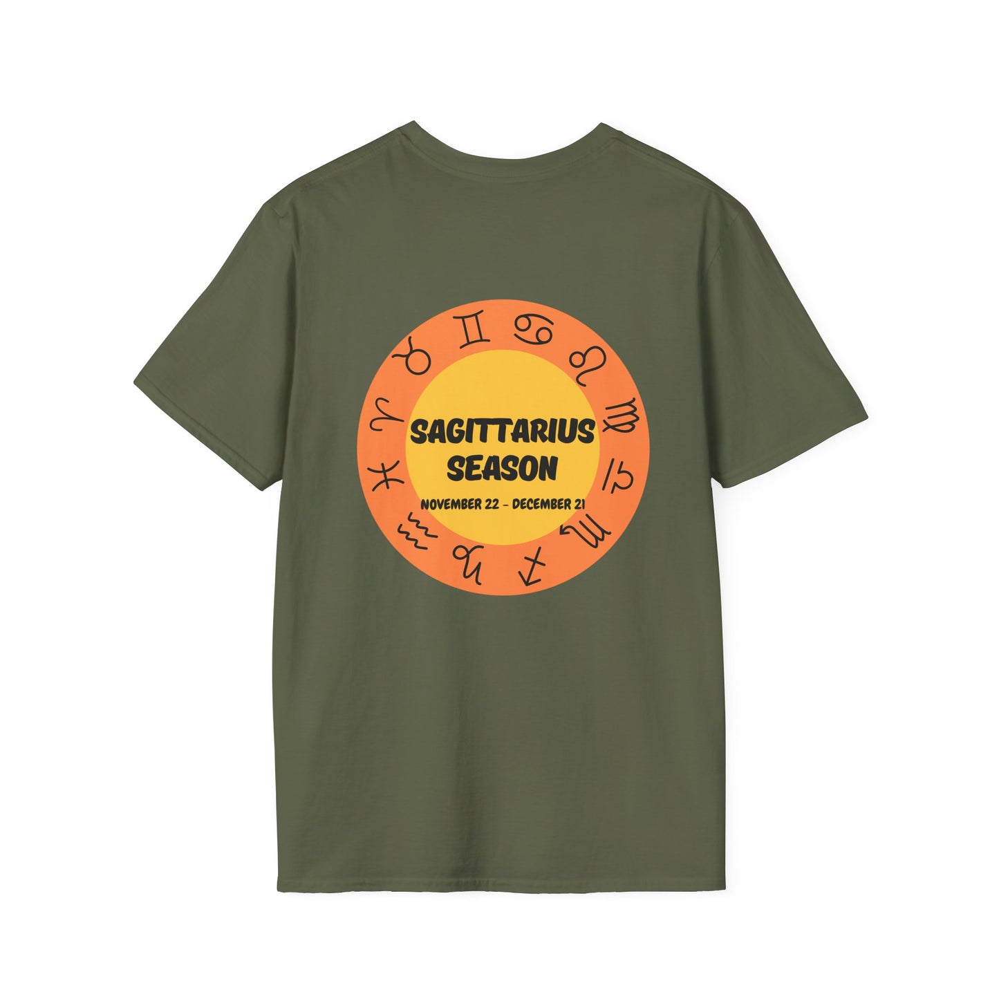 Sagittarius Season Zodiac T-Shirt - Unisex Softstyle Tee