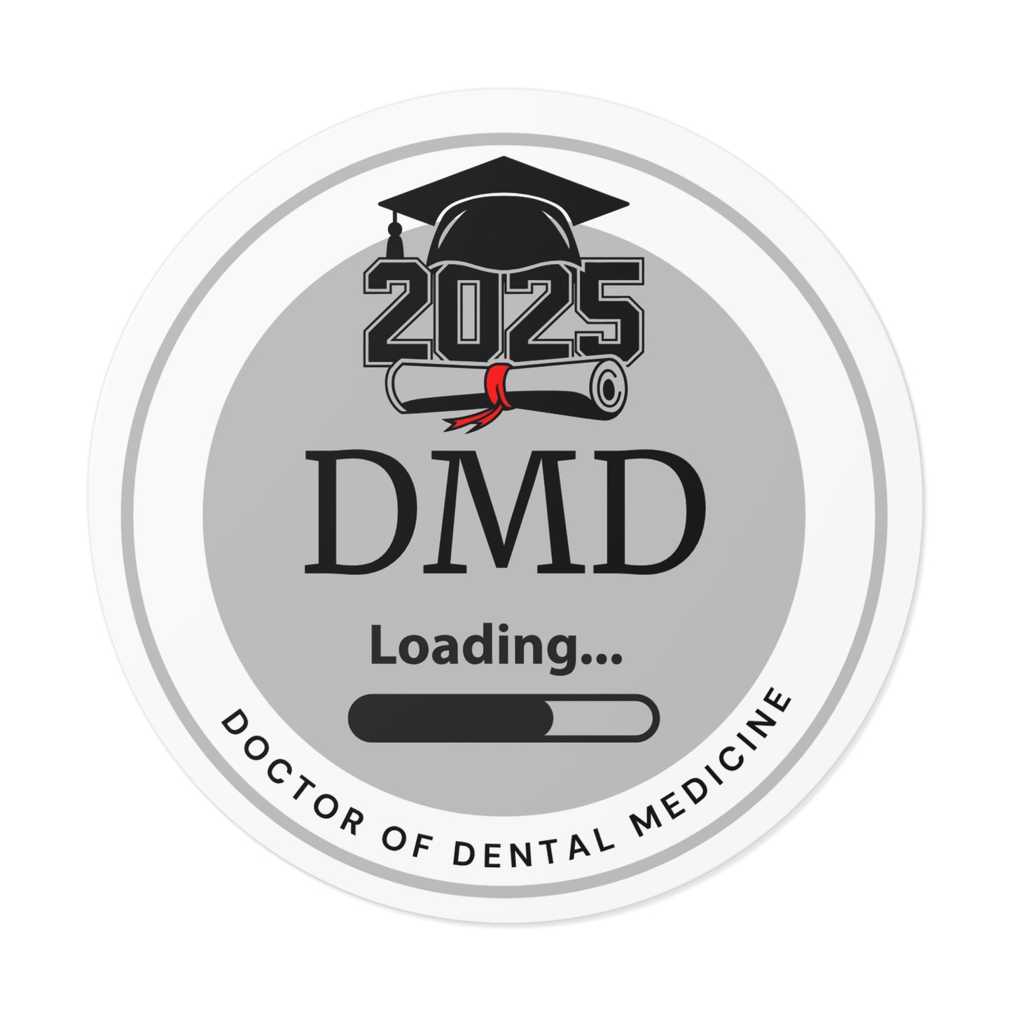 Vinyl Sticker - DMD Sticker, Doctor of Dental Medicine, Future Doctor, Graduation Loading