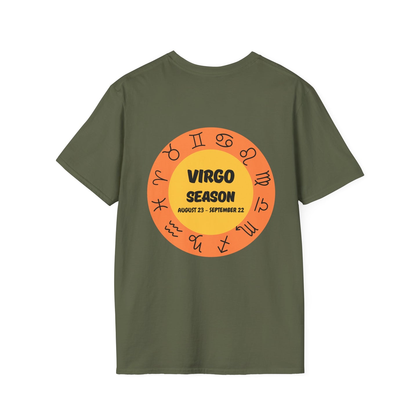 Virgo Season Zodiac T-Shirt - Unisex Softstyle