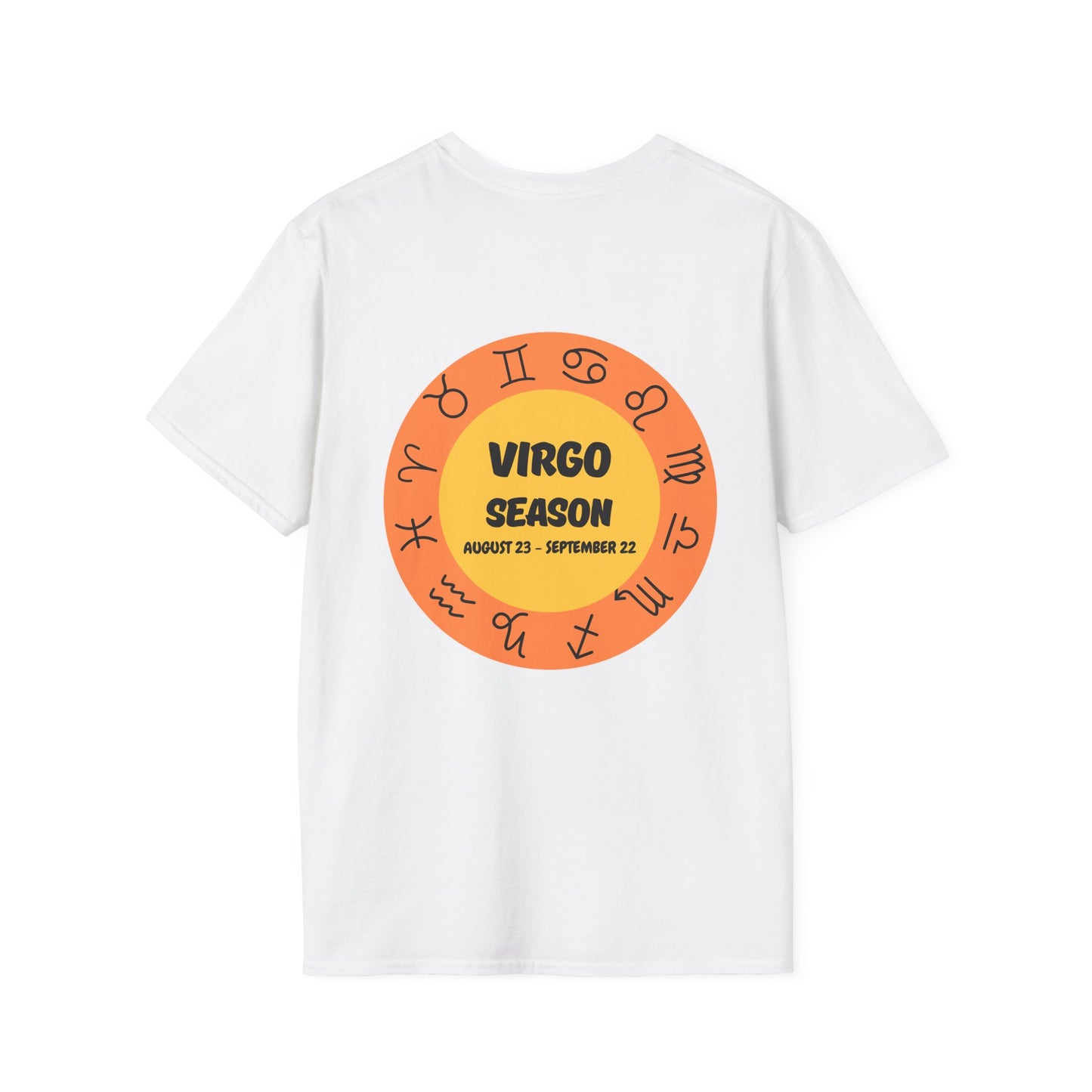 Virgo Season Zodiac T-Shirt - Unisex Softstyle