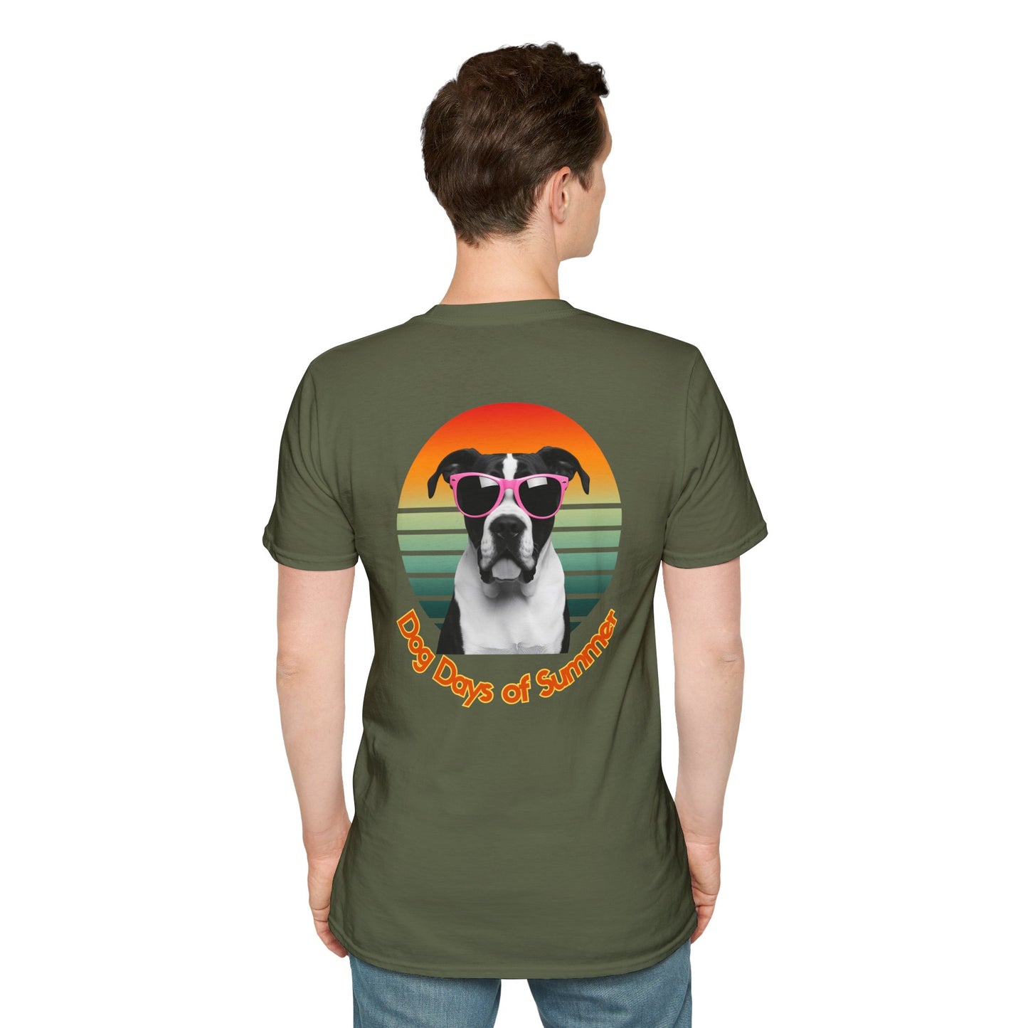 Cane Corso, Dog Days of Summer T-Shirt, Unisex Summer Tee, Fun Pet Apparel, Casual Dog Lover Gift, Vibrant Graphic Tee