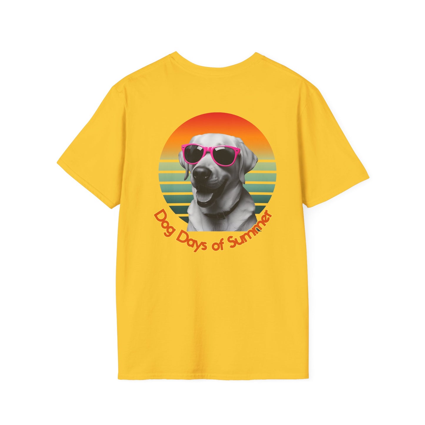 Labrador Retriever, Dog Days of Summer T-Shirt, Unisex, Summer Vibes, Dog Lover Gift, Casual Wear, Fun Tee, Perfect for Dog Owners