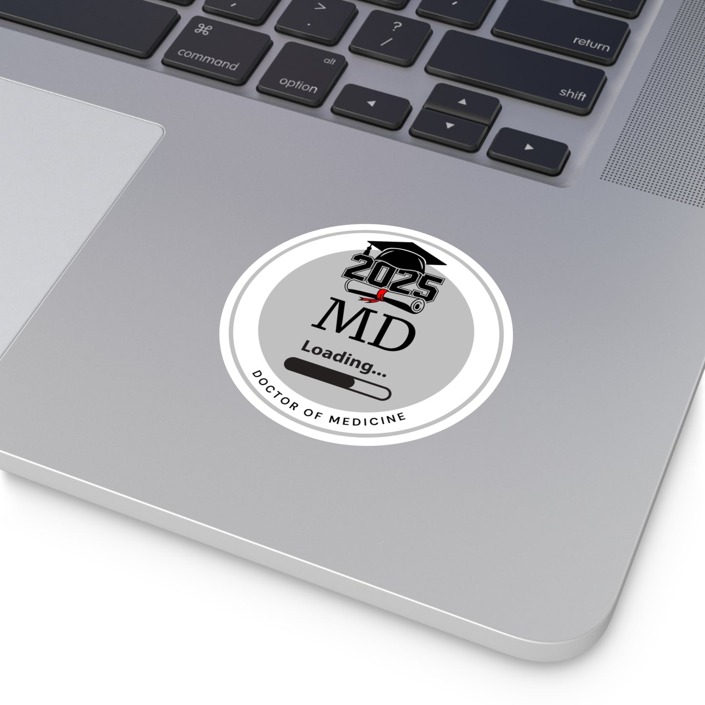 Vinyl Sticker - MD Sticker, Doctor of Medicine, Future Doctor, Graduation Loading