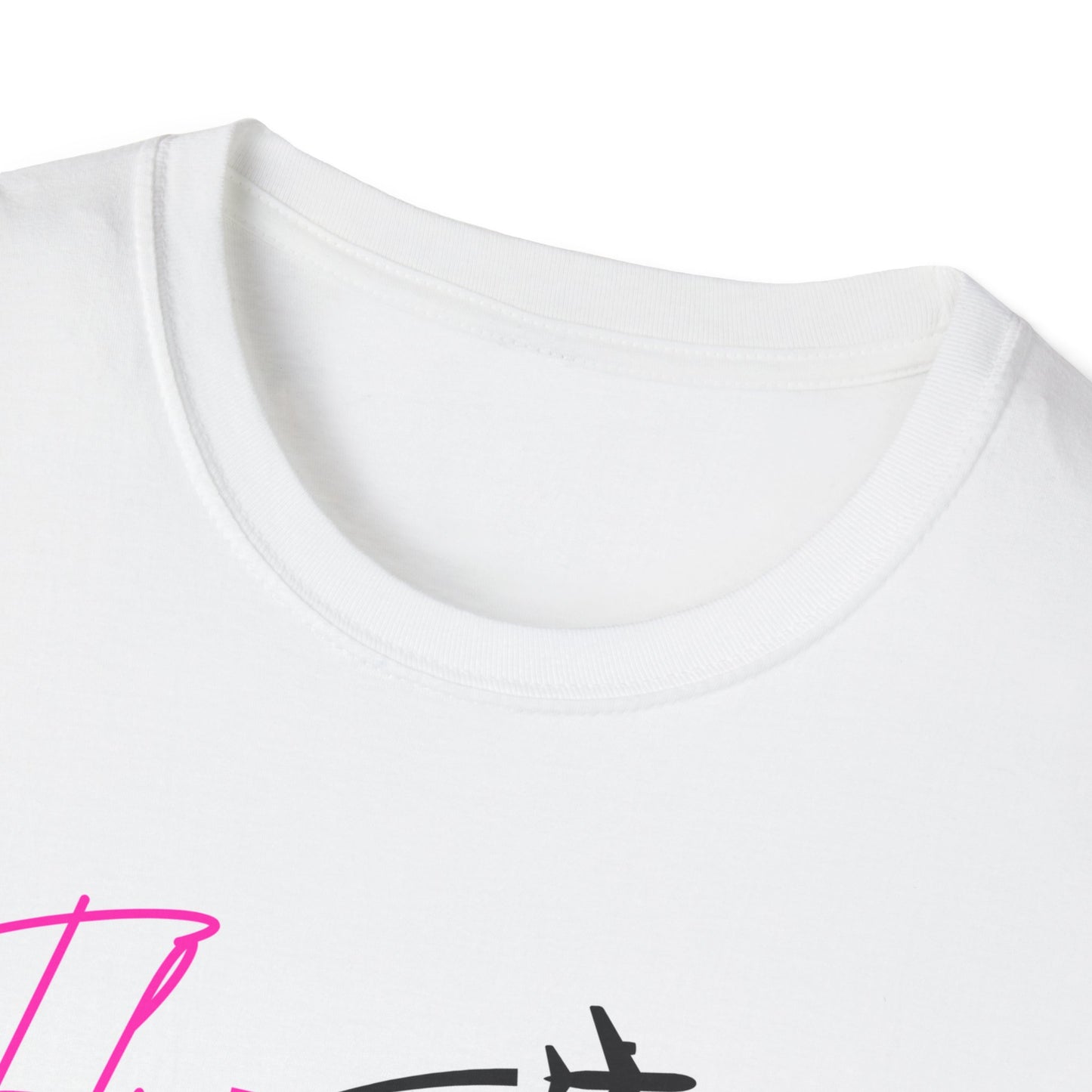 Fly Girl Unisex T-Shirt (Pink), Travel T-Shirt, Adventure Apparel, Gift for Travelers, Summer Style, Creating Memories Shirt
