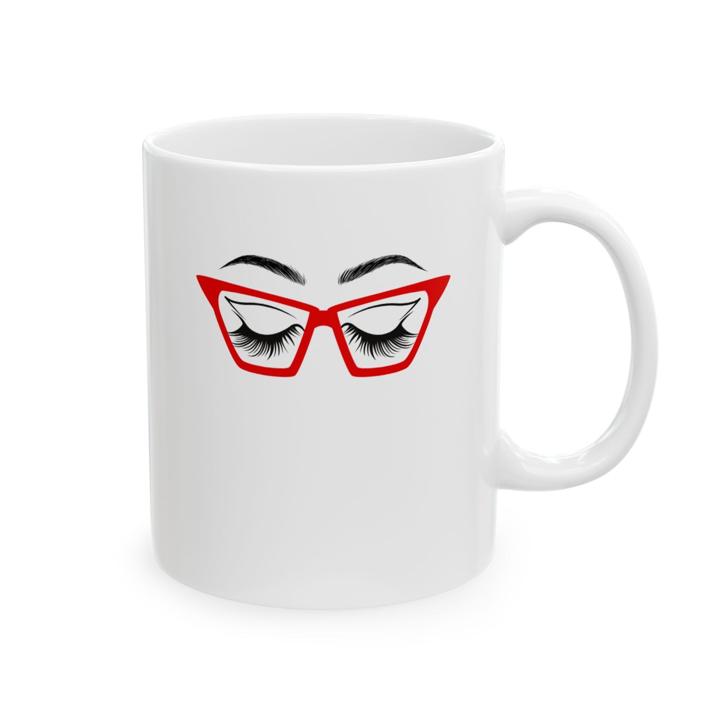 Drinking Coffee & Minding My Business - Ceramic Mug