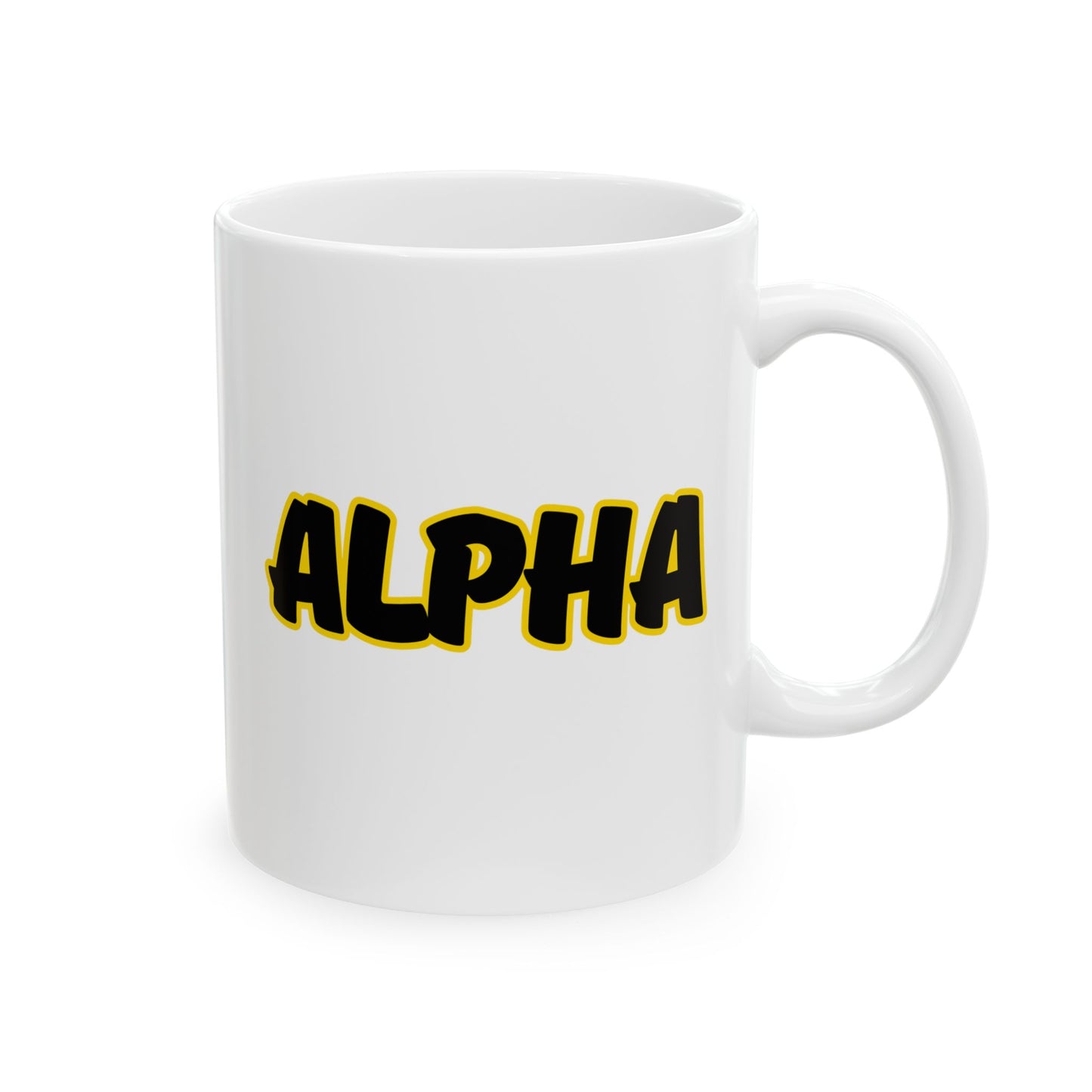Divine 9 Fraternity Inspired- ALPHA: Ceramic Mug