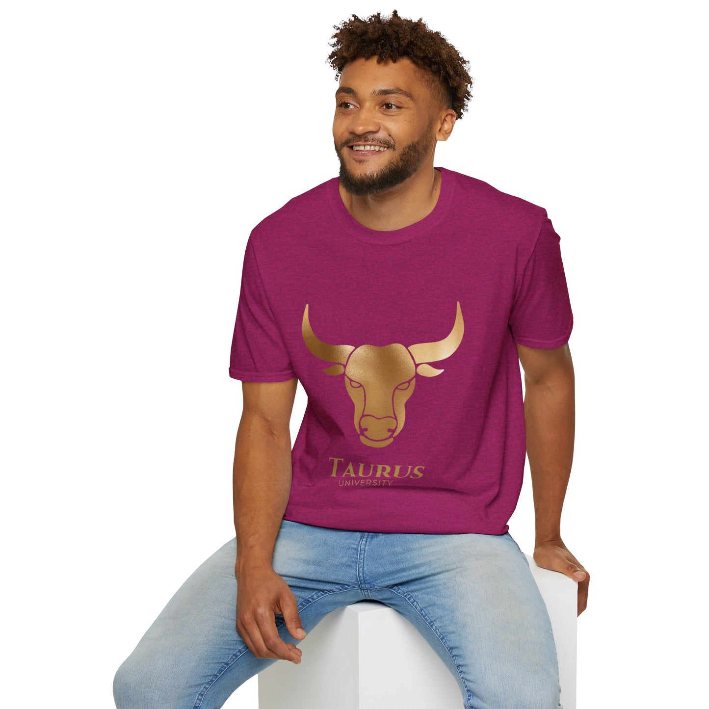 Taurus Zodiac Unisex T-Shirt - Softstyle Tee for Birthdays and Bull Lovers
