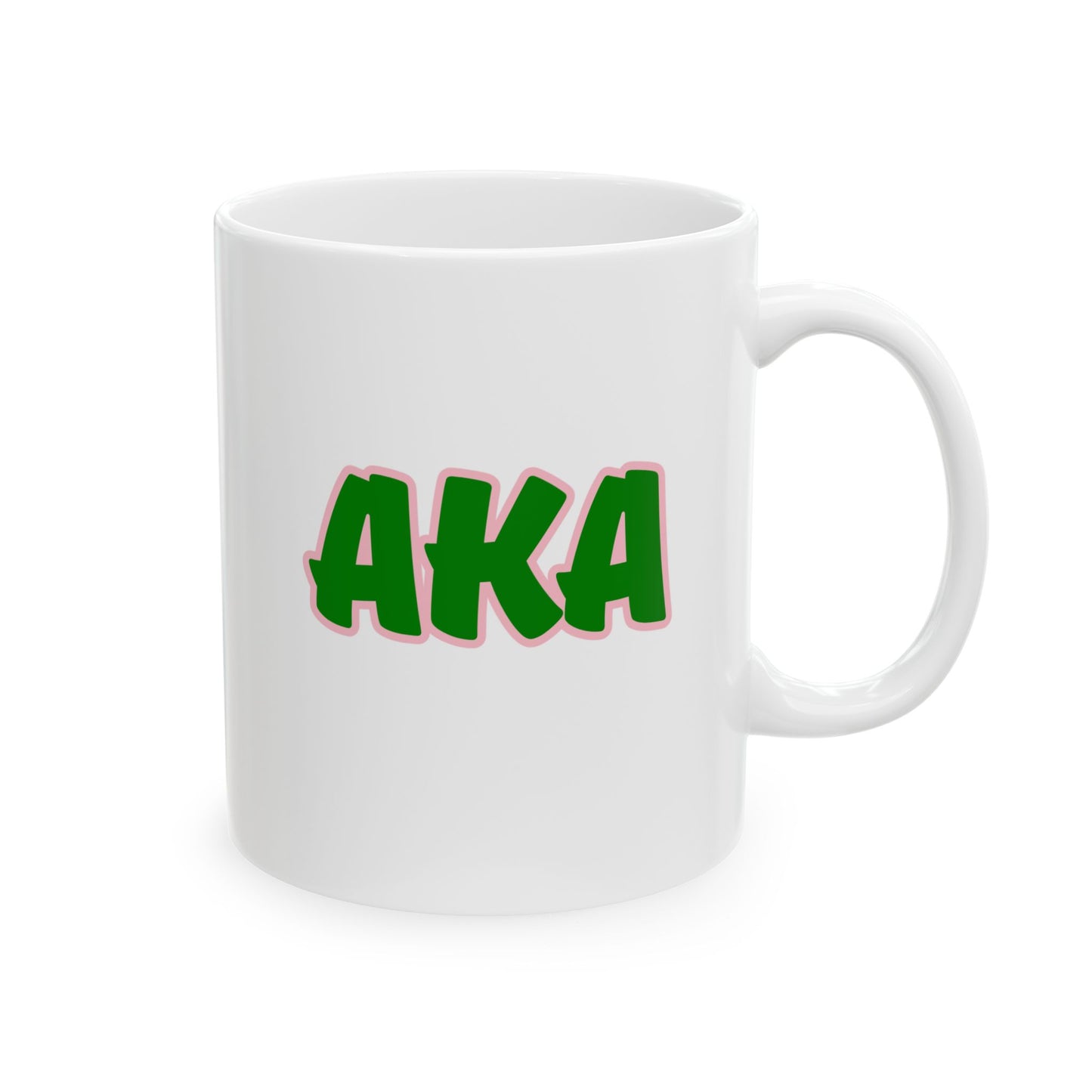 Divine 9 Sorority Inspired- AKA: Ceramic Mug