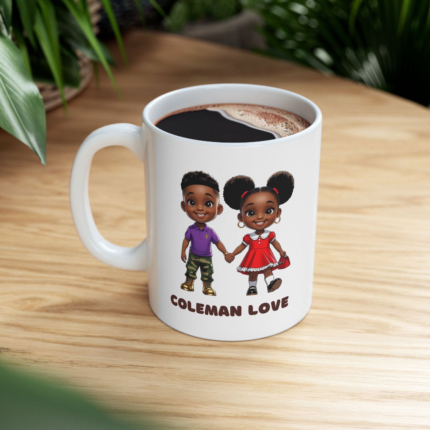 Coleman Love Themed Ceramic Mug, 11 oz. or 15 oz.