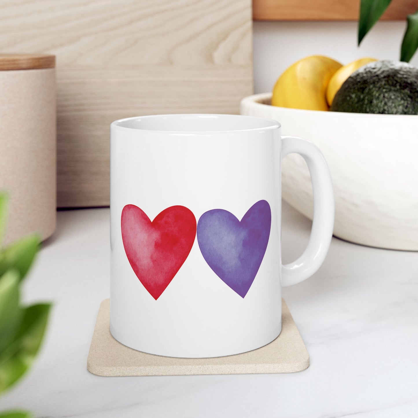 Coleman Love Themed Ceramic Mug, 11 oz. or 15 oz.