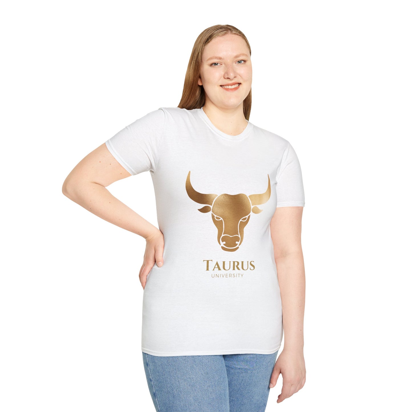 Taurus Zodiac Unisex T-Shirt - Softstyle Tee for Birthdays and Bull Lovers