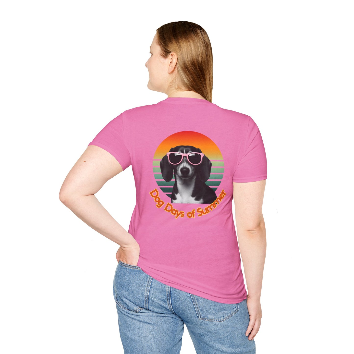 Dachshund, Summer Dog Days Unisex T-Shirt, Pet Lover Gift, Cute Dog T-Shirt, Summer Vibe Apparel, Fun Outdoor Shirt
