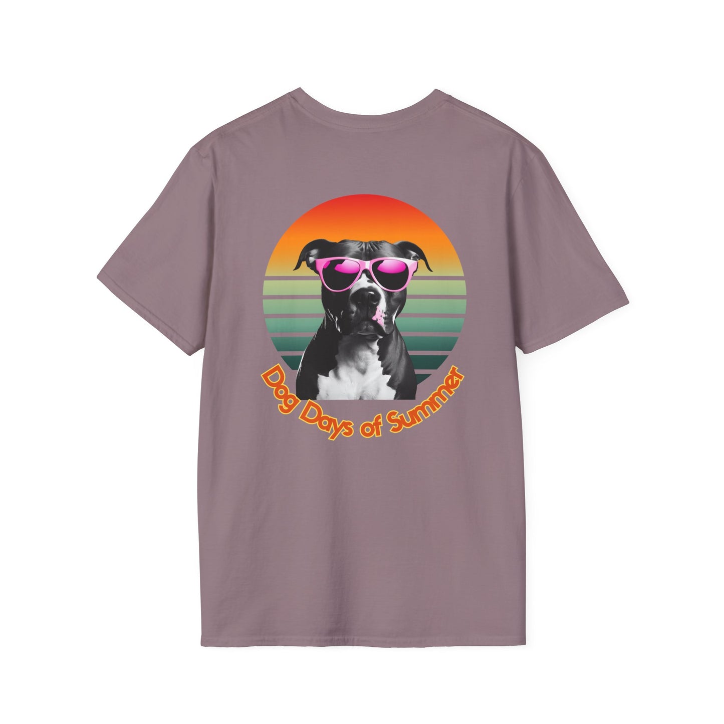 Pit Bull, Dog Days of Summer T-Shirt, Unisex Tee, Summer Vibe Shirt, Dog Lover Gift, Fun Graphic T-Shirt, Pet Themed Apparel