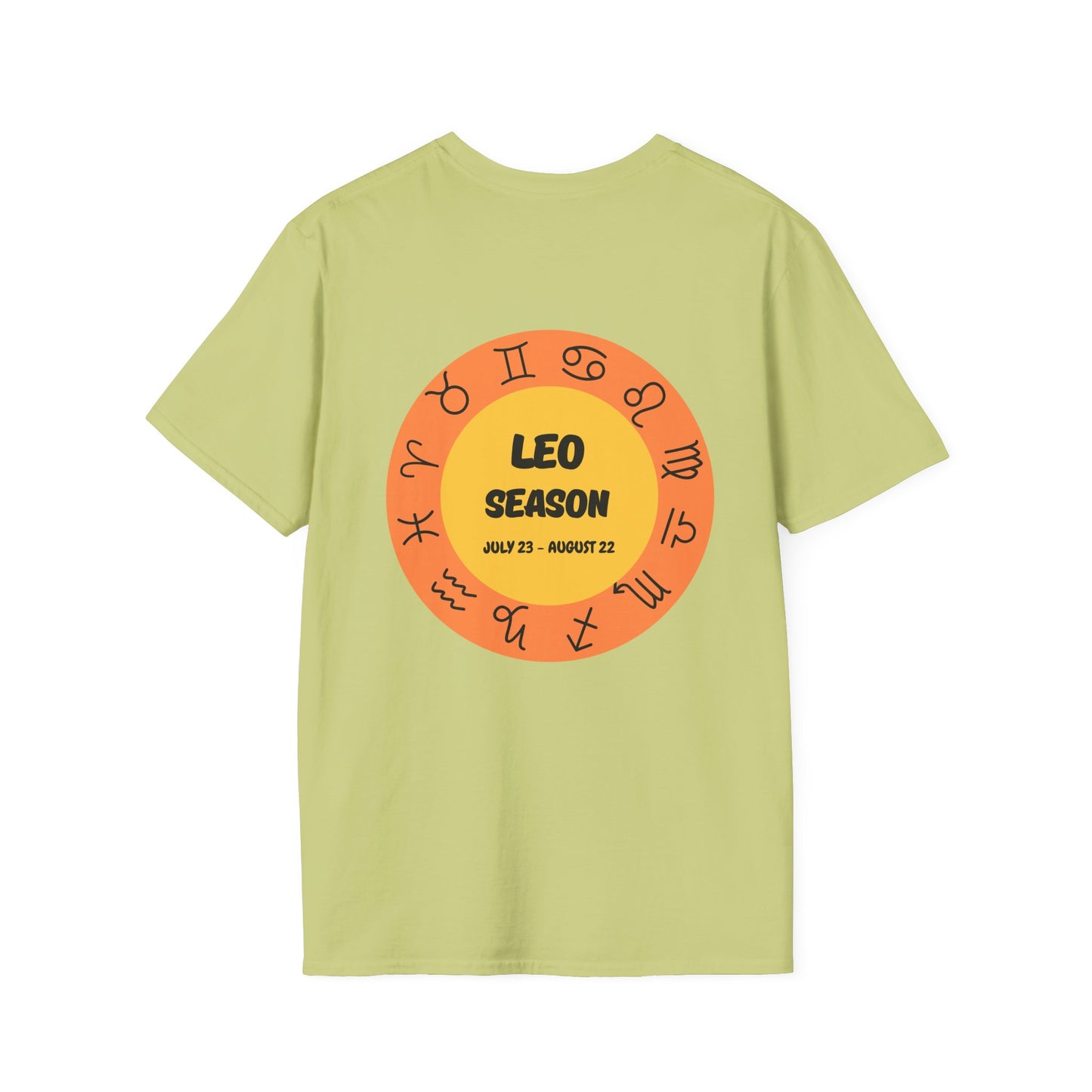 Leo Season Zodiac T-Shirt - Unisex Softstyle Tee