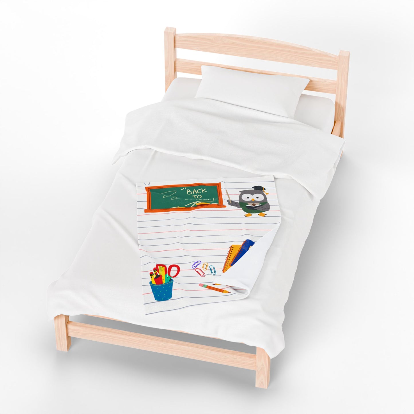 Blanket - Back to School, Copy of Cozy Check List Blanket, Velveteen Plush Throw, Rest Relax Nap Decor, Snuggle Blanket Gift, Self-Care Home Accessory