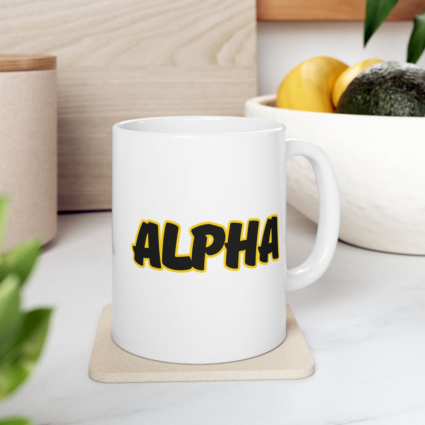 Divine 9 Fraternity Inspired- ALPHA: Ceramic Mug