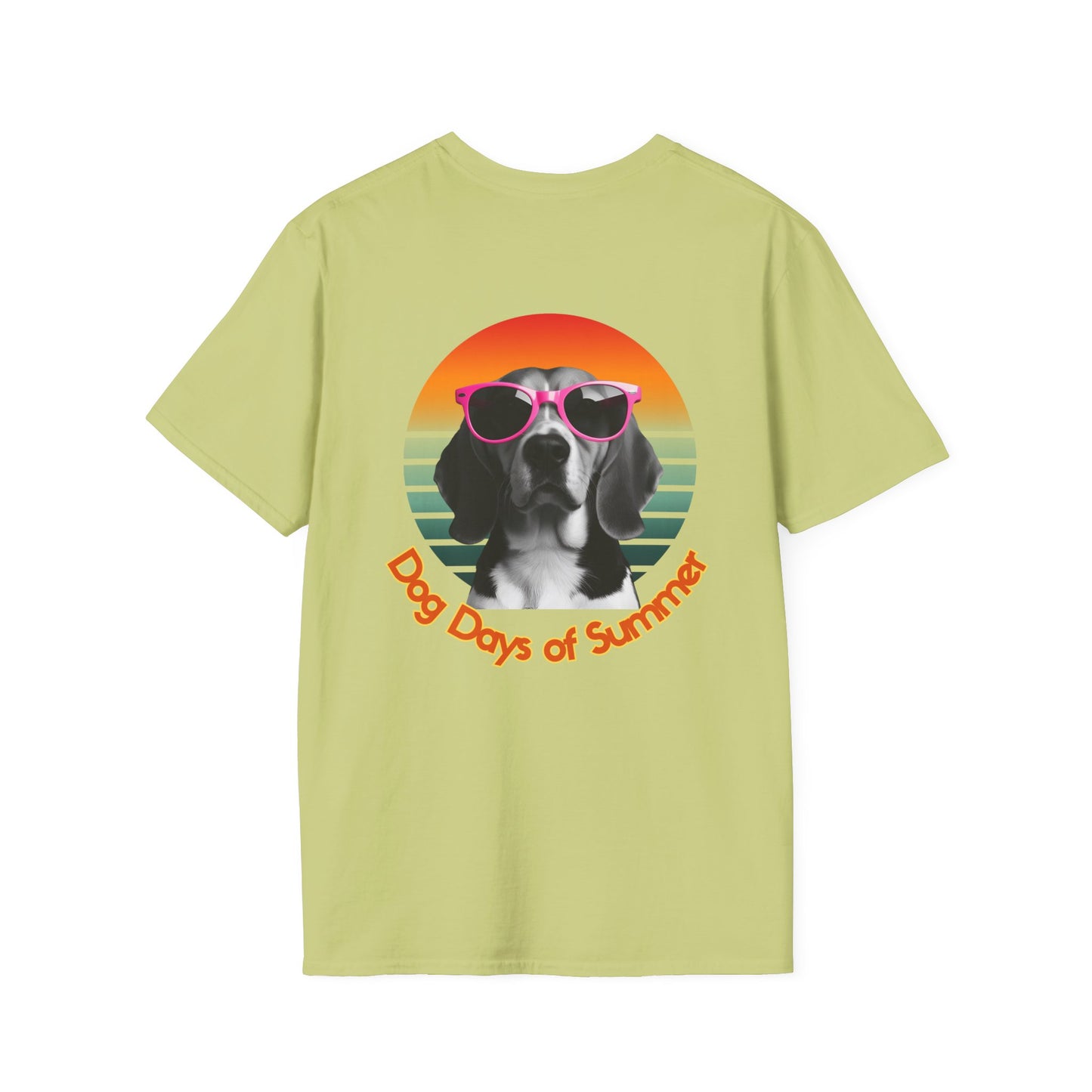 Beagle Unisex T-Shirt - Dog Days of Summer Design
