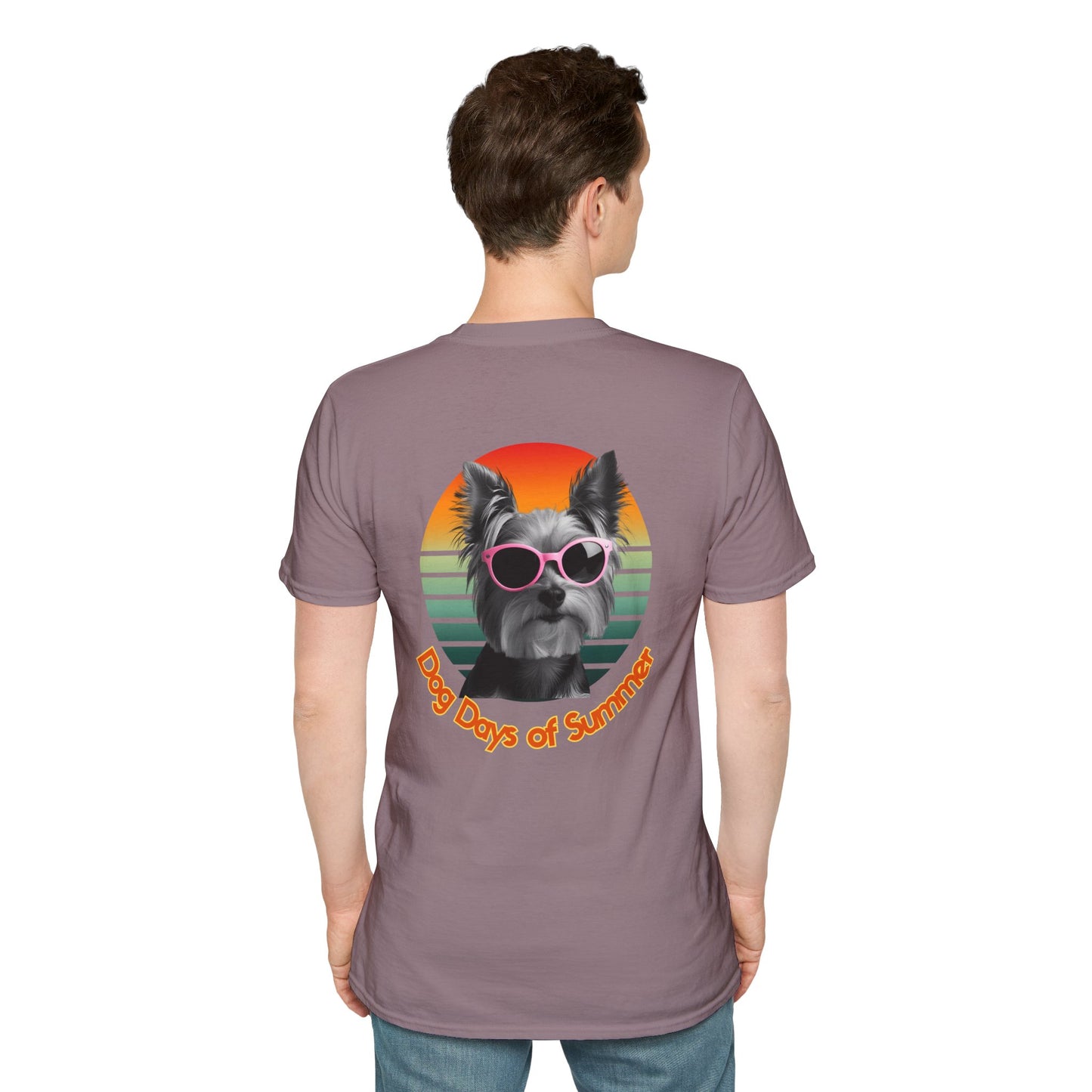 Yorkshire Terrier, Dog Days of Summer T-Shirt, Summer T-Shirt, Pet Lover Shirt, Funny Dog Tee, Unisex Graphic Tee, Dog-Themed Gift