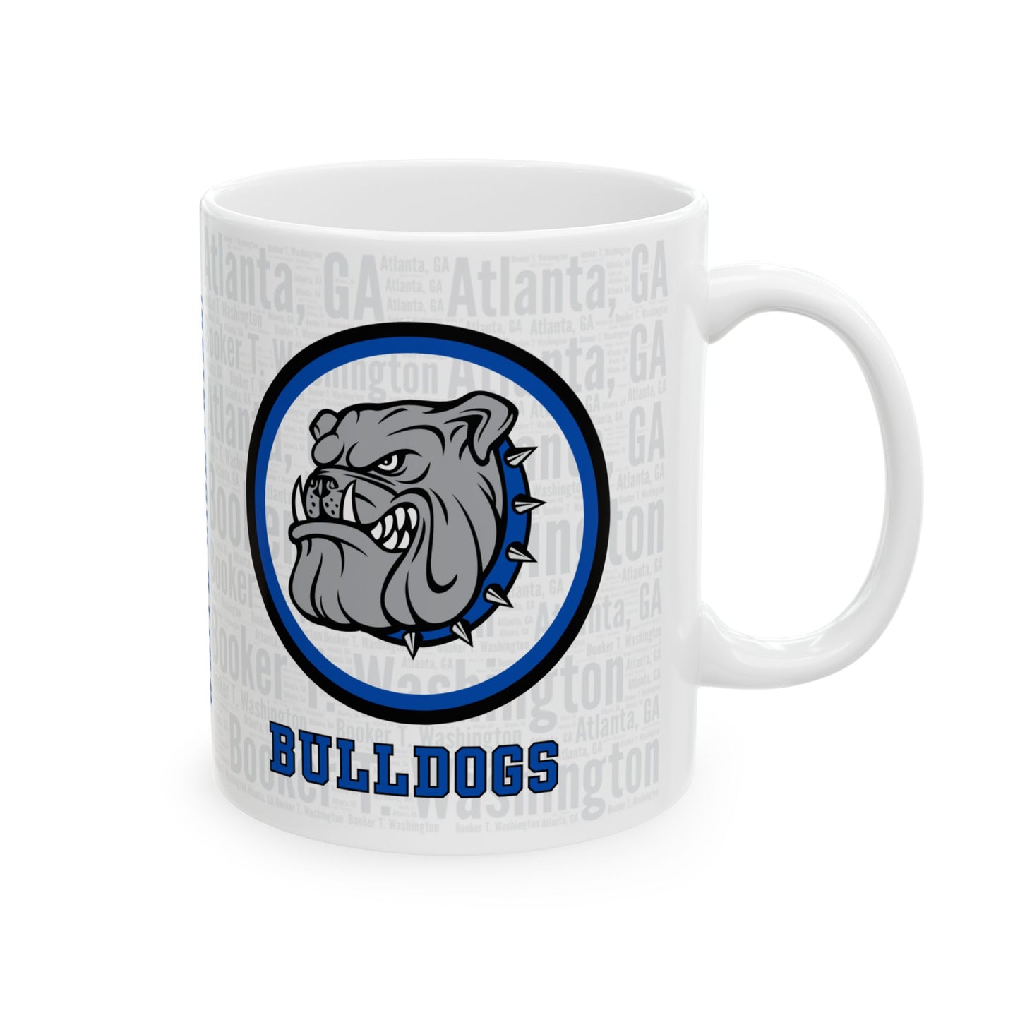 Booker T Washington H.S.,Bulldogs, Atlanta, GA, Ceramic Mug