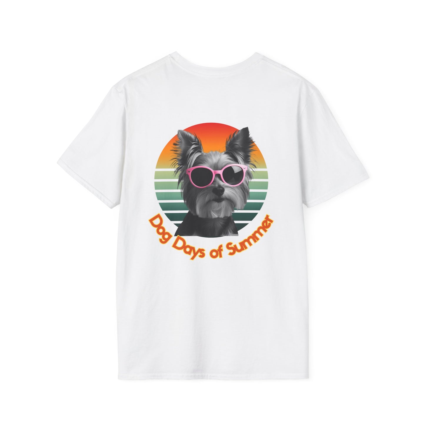 Yorkshire Terrier, Dog Days of Summer T-Shirt, Summer T-Shirt, Pet Lover Shirt, Funny Dog Tee, Unisex Graphic Tee, Dog-Themed Gift