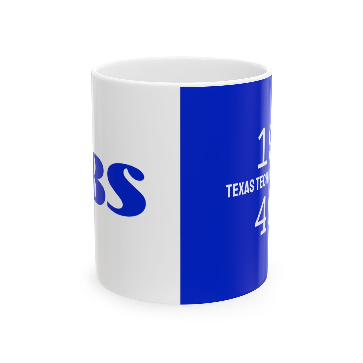 TBS Mug, Band Sorority Ceramic Mug, 1946, Texas Tech University Coffee Cup, 11oz and 15oz