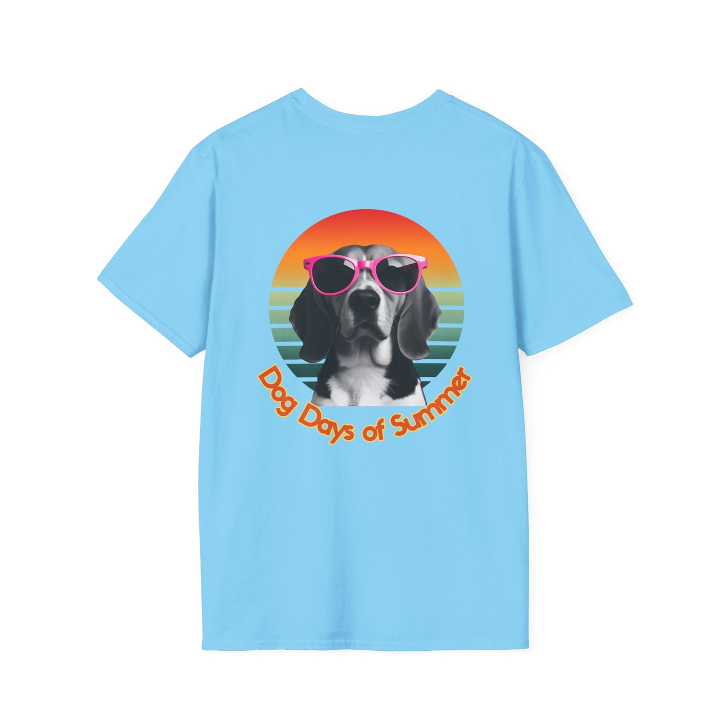 Beagle Unisex T-Shirt - Dog Days of Summer Design