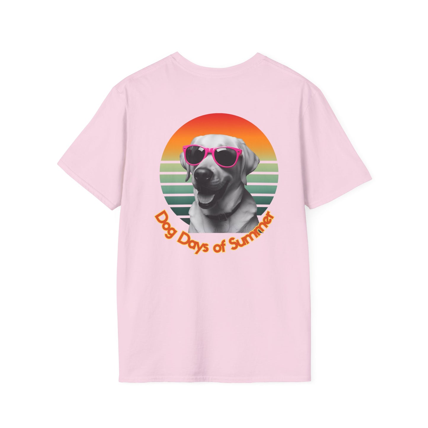 Labrador Retriever, Dog Days of Summer T-Shirt, Unisex, Summer Vibes, Dog Lover Gift, Casual Wear, Fun Tee, Perfect for Dog Owners
