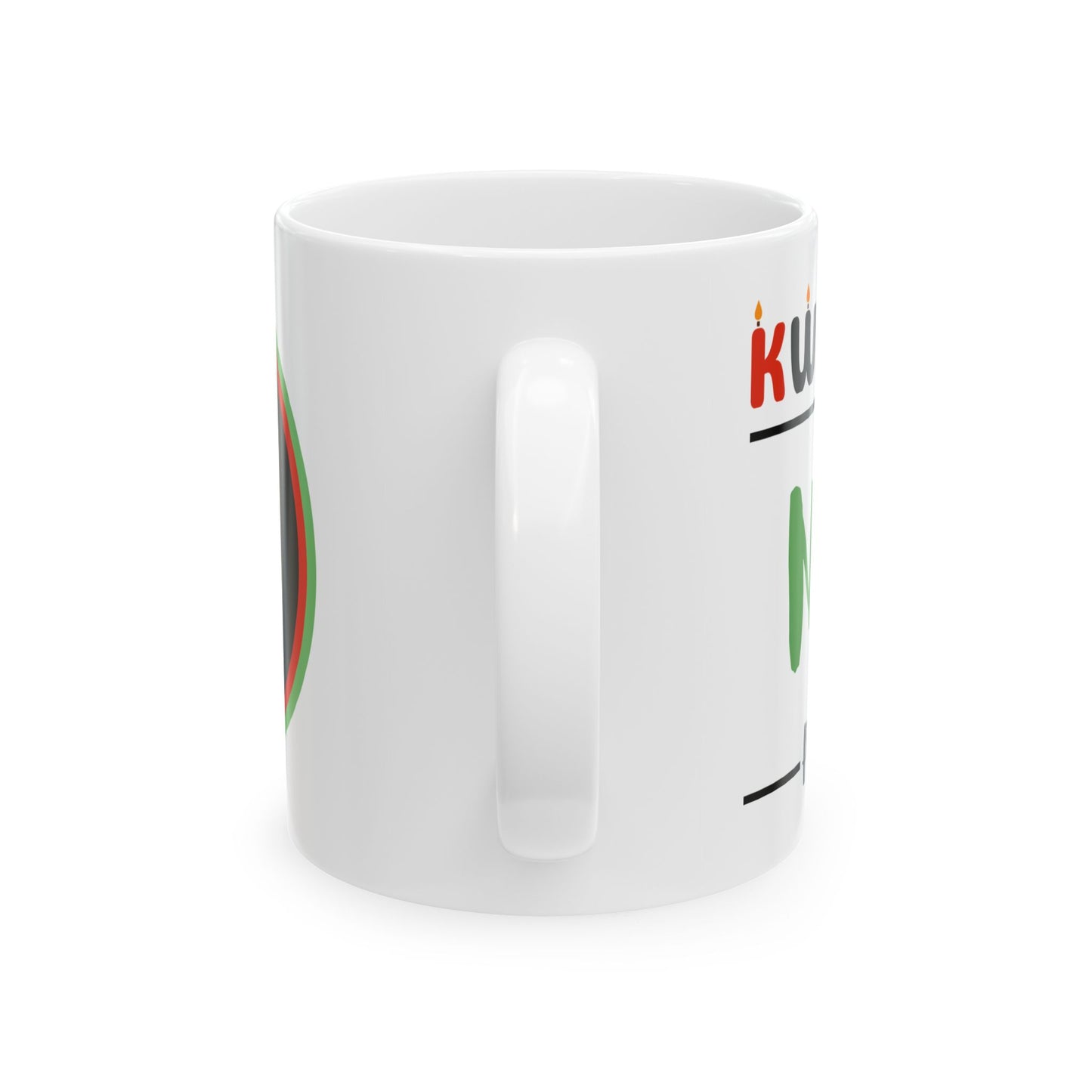 Nia, Kwanzaa Celebration Mug, Festive Ceramic Cup, Holiday Drinkware, Unique Gift, 11oz