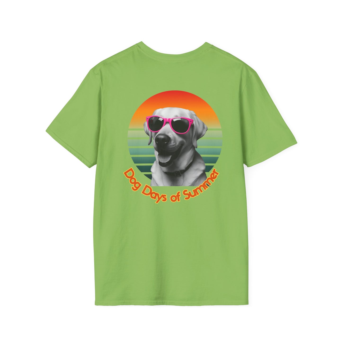 Labrador Retriever, Dog Days of Summer T-Shirt, Unisex, Summer Vibes, Dog Lover Gift, Casual Wear, Fun Tee, Perfect for Dog Owners