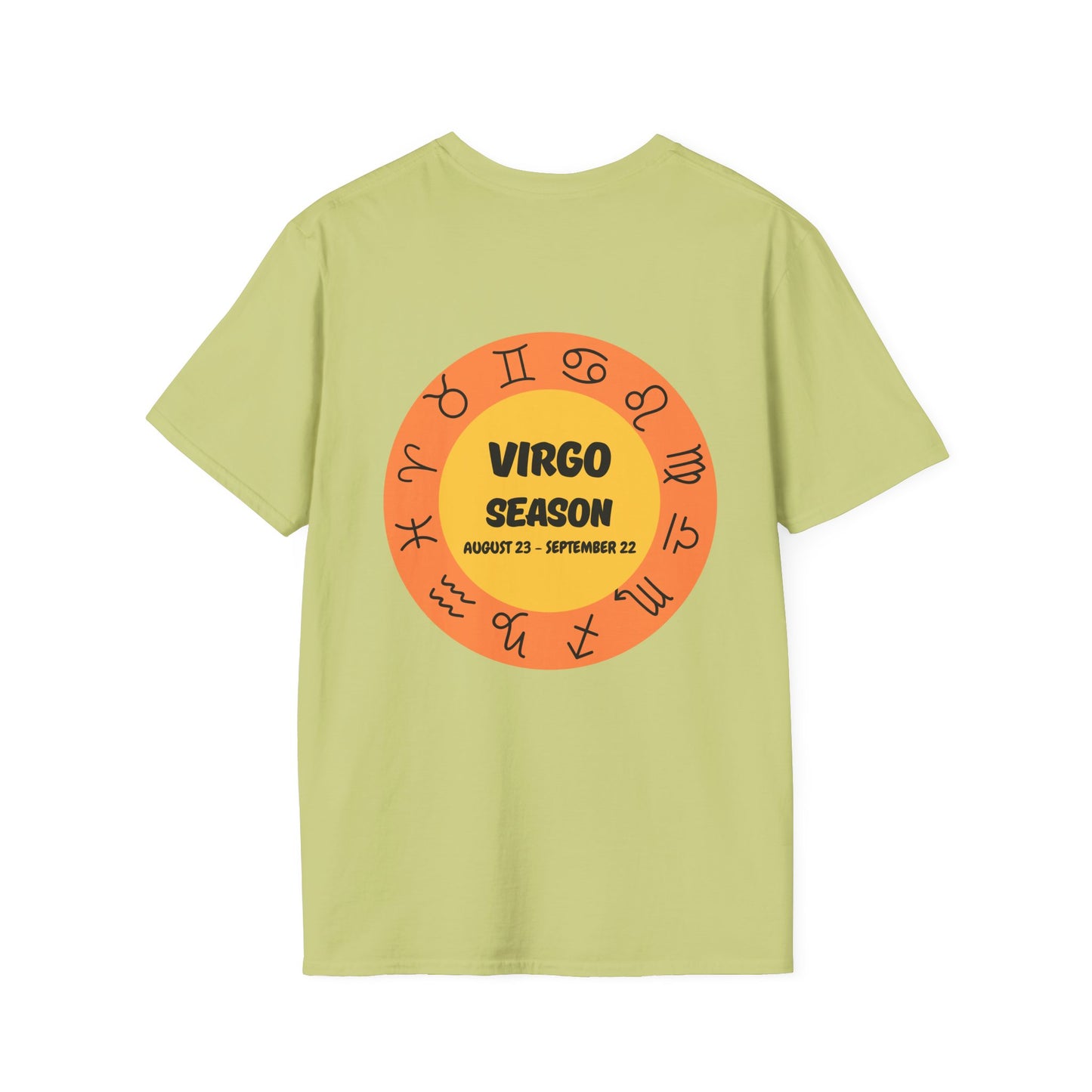 Virgo Season Zodiac T-Shirt - Unisex Softstyle