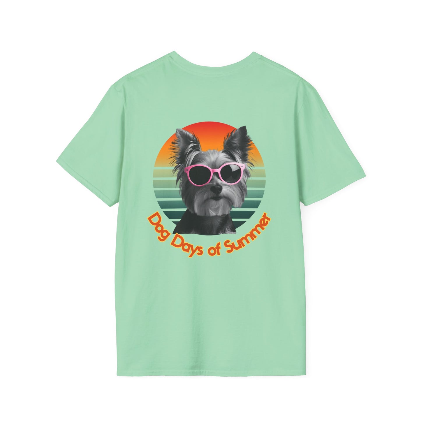 Yorkshire Terrier, Dog Days of Summer T-Shirt, Summer T-Shirt, Pet Lover Shirt, Funny Dog Tee, Unisex Graphic Tee, Dog-Themed Gift