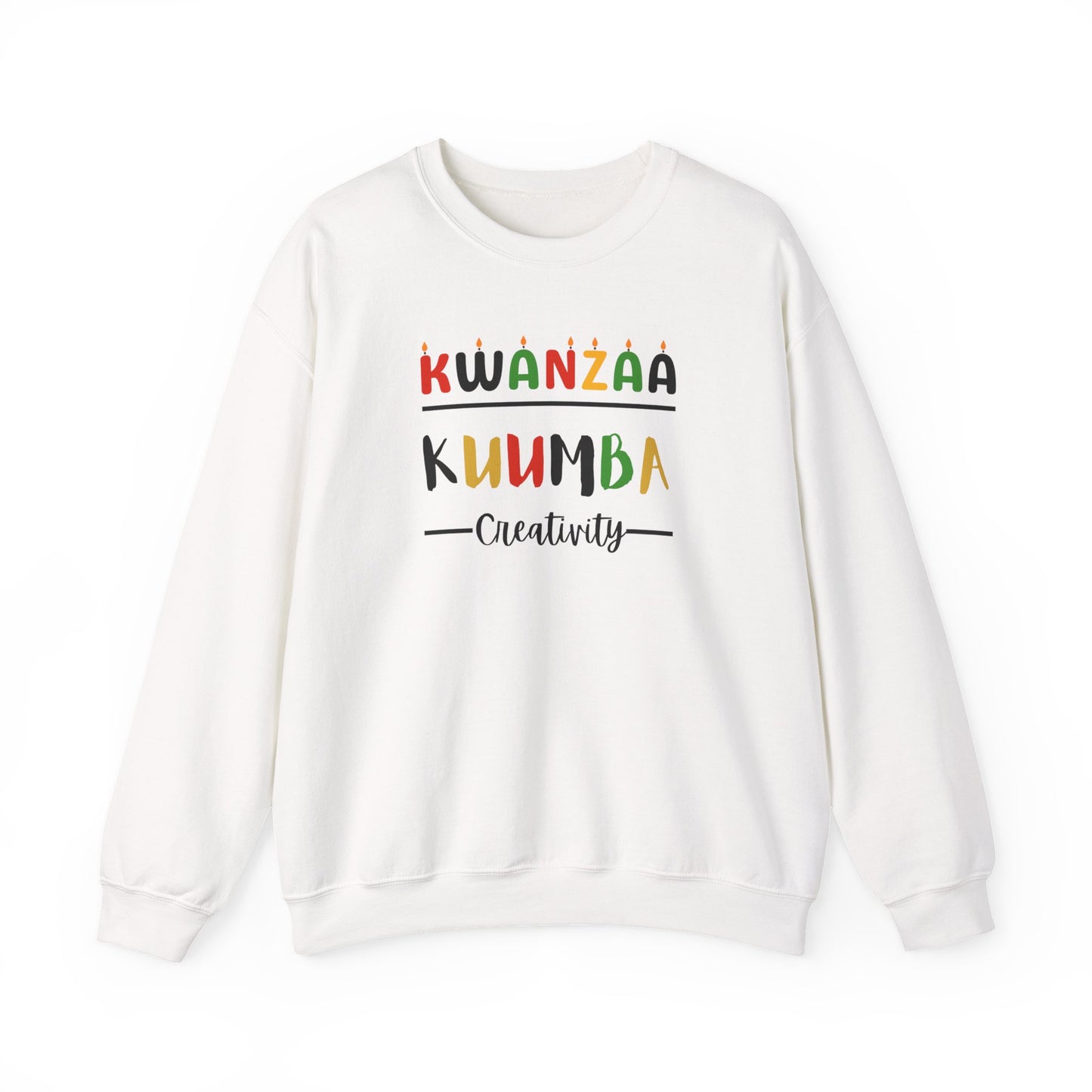 Kuumba, Kwanzaa Unity Sweatshirt - Cozy Crewneck, Unisex Gift, Celebratory Apparel, Holiday Sweater, Unity Message
