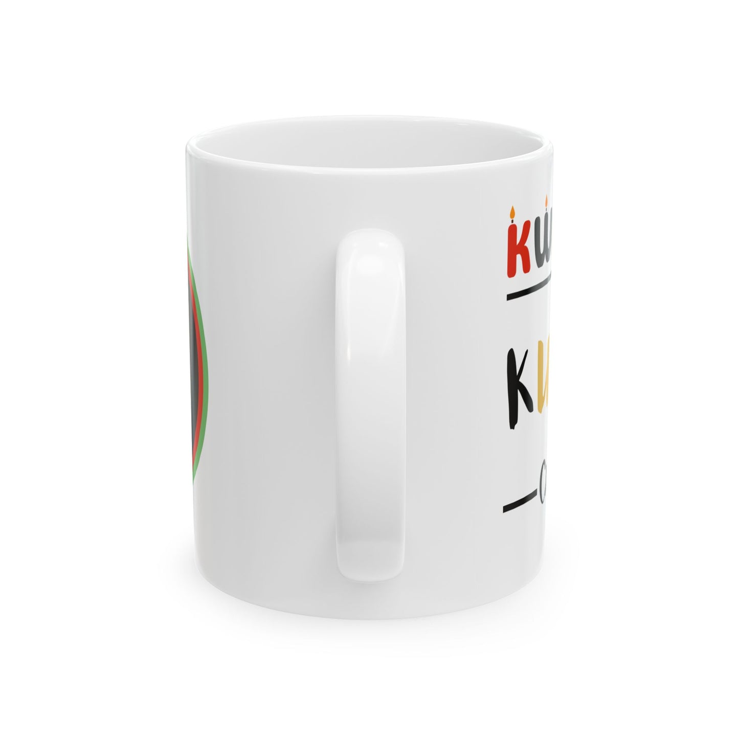Kuumba, Kwanzaa Celebration Mug, Festive Ceramic Cup, Holiday Drinkware, Unique Gift, 11oz