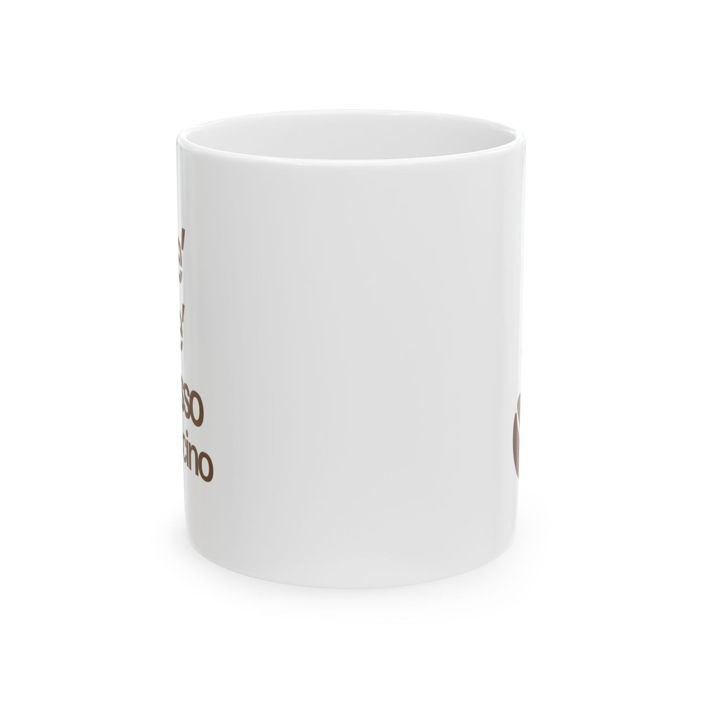 Coffee Lovers Ceramic Mug, (11oz, 15oz) - Cafe, Latte, Espresso, Cappuccino, Gift for Baristas, Birthday Present, Kitchen Decor, Christmas