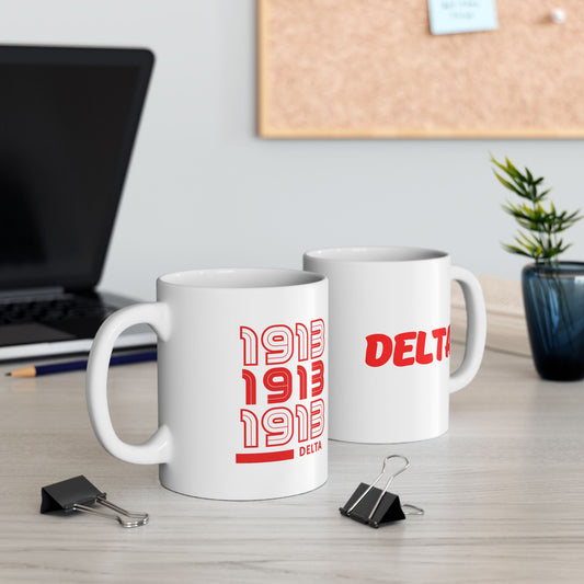Divine 9 Sorority Inspired- DELTA: Ceramic Mug
