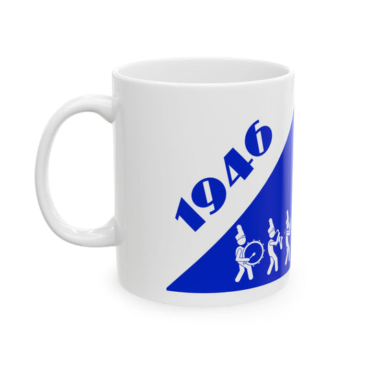 TBS Marching Band Mug, 1946 Sorority Ceramic Coffee Cup, 11oz and 15oz